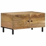 vidaXL Salontafel 80x50x40 cm massief mangohout, Huis en Inrichting, Tafels | Salontafels, Verzenden, Nieuw, Overige houtsoorten