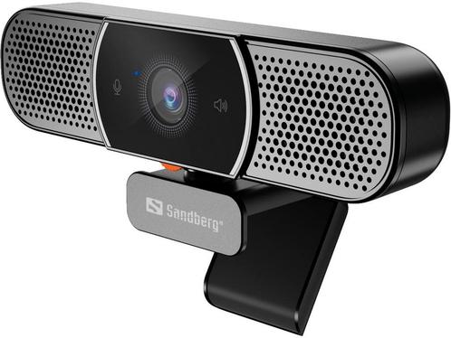 All-in-1 Webcam 2K HD, Computers en Software, Webcams, Monitorclip, Facetracking, Fotofunctie, Zoomfunctie, Microfoon, Bedraad