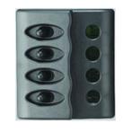 Spatwaterdicht Schakelpaneel 12 volt 4 schakelaars, Ophalen of Verzenden, Nieuw