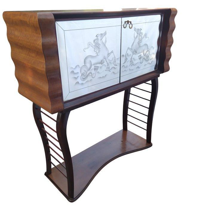 Manifattura Italiana - Drankkast - Pegasus van de zee, het, Antiek en Kunst, Kunst | Designobjecten