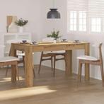 vidaXL Eettafel 140x74,5x76 cm bewerkt hout artisanaal, Huis en Inrichting, Tafels | Eettafels, Verzenden, Nieuw