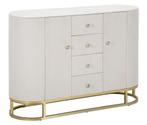 KAST MONTPELLIER CRÈME CM 120X40X85, Ophalen of Verzenden, Nieuw