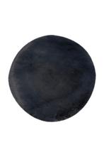 Rond Hoogpolig Vloerkleed | Heaven | Antraciet | 160x160 cm, Huis en Inrichting, Stoffering | Tapijten en Kleden, Verzenden, Nieuw