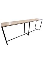 Lange industriële bartafel – 300 x 55 x 106 cm gebruikt,, Ophalen of Verzenden, Gebruikt