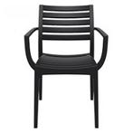 (MDK-106813) Siesta Artemis kantinestoel zwart, Huis en Inrichting, Stoelen, Ophalen of Verzenden, Nieuw, Zwart