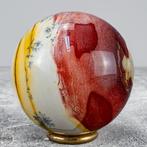 Zeldzaam Natuurlijk Topkwaliteit Mookaïet Bol- 347.73 g, Verzamelen, Mineralen en Fossielen