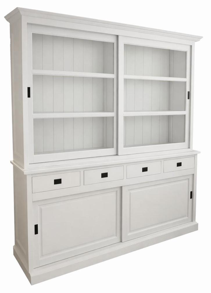 Buffetkast wit Rhenen 215cm, Huis en Inrichting, Kasten | Buffetkasten, Ophalen of Verzenden