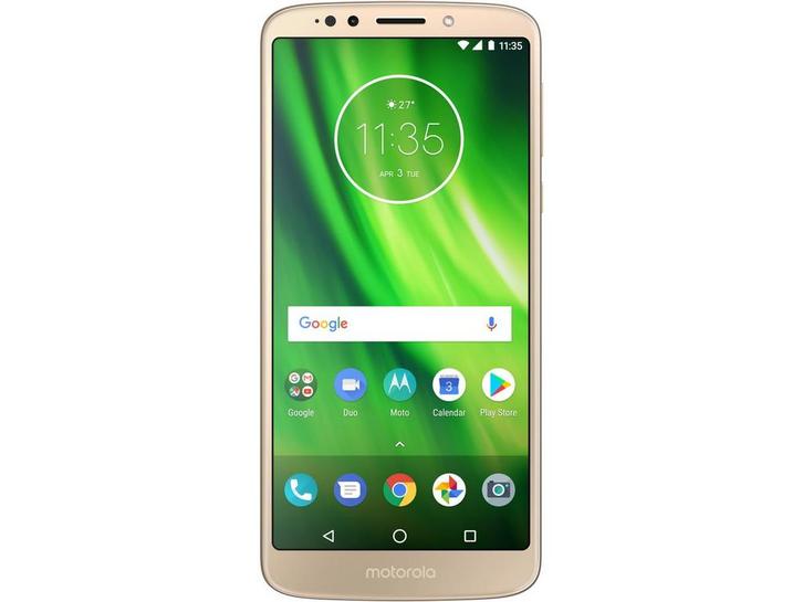 Motorola Moto G6 Play - Smartphone - Android 8 - 32GB - Goud, Huis en Inrichting, Woonaccessoires | Overige, Zo goed als nieuw