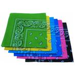 Fako Fashion® - Bandana Set - Paisley Bandanas - 6 Stuks, Verzenden, Nieuw