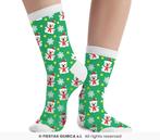 Kerst Sokken Ijsbeer Volwassenen Groen, Ophalen of Verzenden, Nieuw