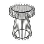 *WOONWINKEL* Kare Design Lisboa Black Ronde Bijzettafel Zwar, Huis en Inrichting, Tafels | Bijzettafels, Verzenden, Nieuw