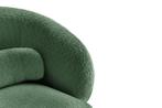 Draaibare design fauteuil BOSSA NOVA 80cm mosgroen bouclé -, Huis en Inrichting, Fauteuils, Ophalen of Verzenden, Nieuw