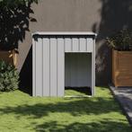 vidaXL Hondenhok met dak lichtgrijs 110x103x109 cm, Dieren en Toebehoren, Hondenhokken, Verzenden, Nieuw