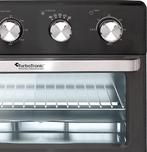 2dekans | TurboTronic AF32MRD Airfryer XXL en Oven – Zwart, Witgoed en Apparatuur, Ovens, Ophalen of Verzenden, Gebruikt