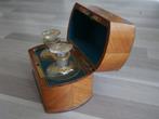 Drankkast - Hout, Kristal, Messing - Geurenset, Antiek en Kunst