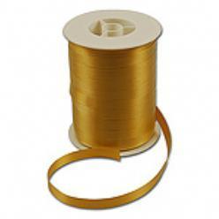 Lint Krullint poly 10 mm goud mat rol 250 m Lint Krullint G, Hobby en Vrije tijd, Knutselen, Nieuw, Ophalen of Verzenden
