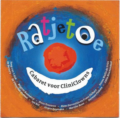 cd - Various - Ratjetoe - Cabaret Voor Cliniclowns, Cd's en Dvd's, Cd's | Overige Cd's, Zo goed als nieuw, Verzenden