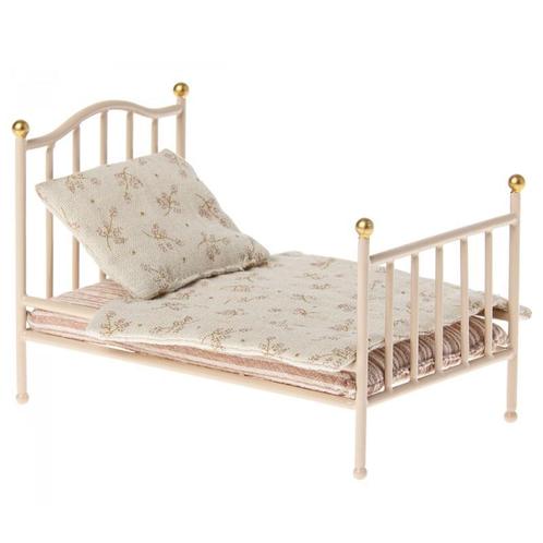 Maileg - Vintage bed lichtroze (klein)  9x8cm, Kinderen en Baby's, Speelgoed | Overig