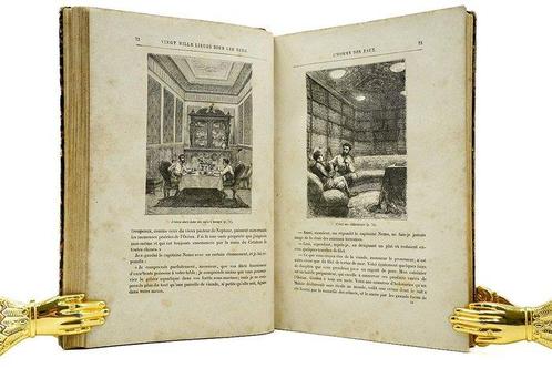 Jules Verne - Vingt mille lieues sous les mers - 1890, Antiek en Kunst, Antiek | Boeken en Bijbels