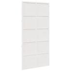 Schuifdeur 100x208 Wit Grenen - Retourdeal - Voor de Doe-..., 80 tot 100 cm, Binnendeur, Nieuw, Ophalen of Verzenden