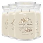 4x Yankee Candle Geurkaars Large Jar Warm Cashmere 567 gr, Nieuw, Verzenden