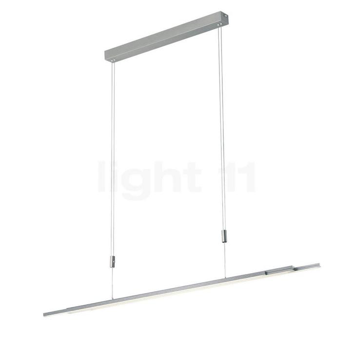 Bankamp Lightline Hanglamp LED, nikkel mat - up&downlight, Huis en Inrichting, Lampen | Hanglampen, Nieuw, Verzenden