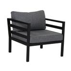 *WOONWINKEL* Brafab Weldon Tuin Armstoel Zwart Met All-weath, Tuin en Terras, Verzenden, Nieuw