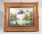 Fictional World (1980) - Banksy´s Helicopter helps Glowing, Antiek en Kunst