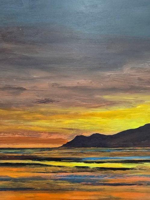 École Catalane (XX) - NO RESERVE - Horizon arrêté, Antiek en Kunst, Kunst | Schilderijen | Klassiek