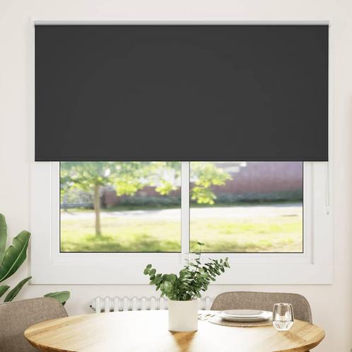 vidaXL Rolgordijn verduisterend 165x150 cm stofbreedte 161,6, Huis en Inrichting, Stoffering | Gordijnen en Lamellen, Zwart, Nieuw