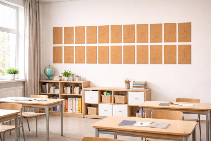 Kurk prikbord - Zachtboard - 40 x 60cm, Huis en Inrichting, Woonaccessoires | Memoborden, Ophalen of Verzenden