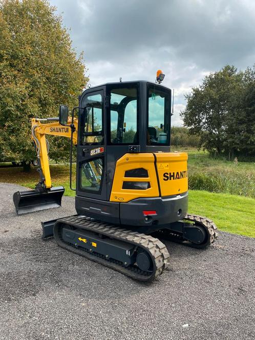 Shantui minigraver Yanmar Diesel 3,6 ton AIRCO mini graver, Zakelijke goederen, Machines en Bouw | Kranen en Graafmachines, Graafmachine