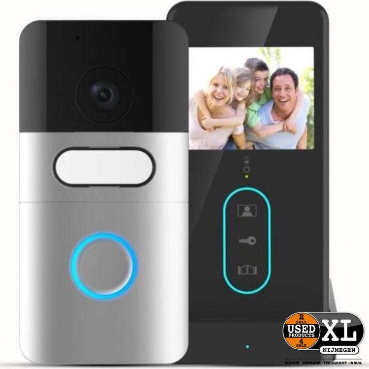 CEEZAM Deurintercom Video Deurbel 3 Inch Binnenscherm Zwa..., Huis en Inrichting, Deurbellen, Nieuw, Ophalen of Verzenden
