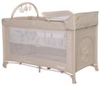 Lorelli Noemi Plus Fog Beige Star Campingbed Met, Verzenden, Nieuw