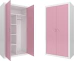 Veilige kinderkledingkast - 90x190 cm - wit/roze - gecert..., Ophalen of Verzenden, Nieuw, Tafel(s)