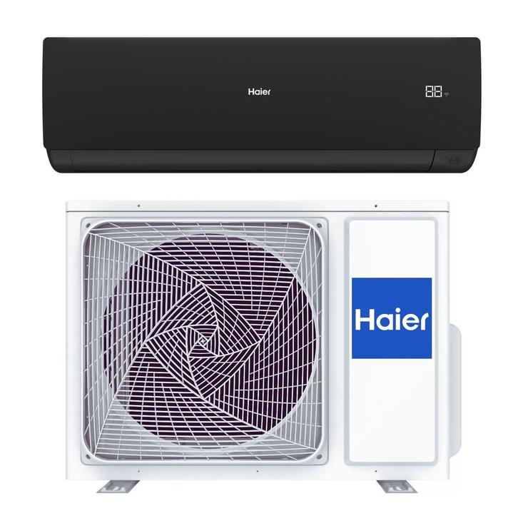 Haier Serene 5,0kW airco systeem complete set zwart, Witgoed en Apparatuur, Airco's, 100 m³ of groter, Koelen en Ontvochtigen