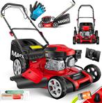 KESSER® Grasmaaier Benzine - 51cm - 65L opvangbak - Rood, Caravans en Kamperen, Verzenden, Nieuw