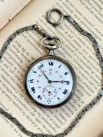 Omega - Montre de poche ouverte type Lépine Argent massif, Sieraden, Tassen en Uiterlijk, Horloges | Heren, Nieuw