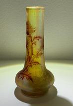 Daum Frères - daum - Vaas - distel - Glas, Antiek en Kunst