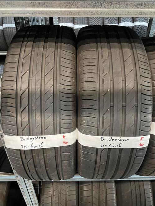 215-60-16 Bridgestone Zomerbanden 5mm Incl Montage 215 60 16, Auto-onderdelen, Banden en Velgen, 16 inch, Zomerbanden, 215 mm