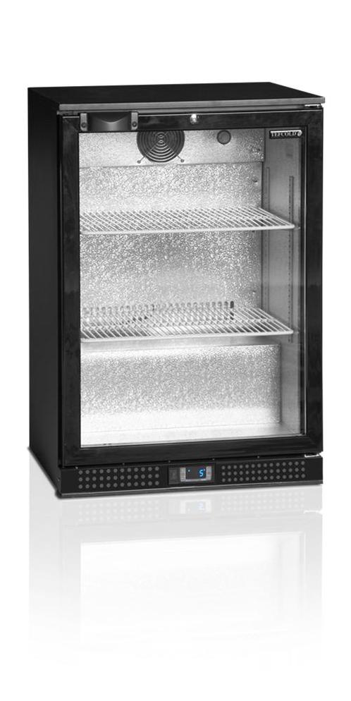 Barkoelkast | Zwart | Glazen deur | Inclusief slot | 122L, Zakelijke goederen, Horeca | Keukenapparatuur, Verzenden
