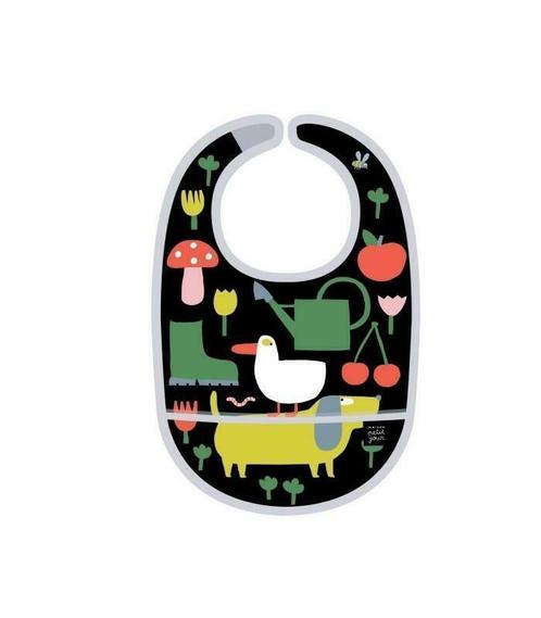 Slabbetje/kinderschort- Elmer/Muis/Jungle - Petit Jour Paris, Kinderen en Baby's, Babykleding | Overige, Jongetje of Meisje, Nieuw
