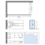 Aanbieding: Inloopdouche Brauer Frame Set 1 Helder Glas, Ophalen of Verzenden, Nieuw