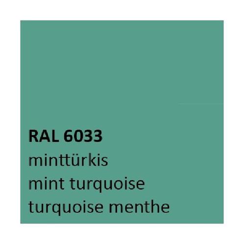 Mint turquoise RAL 6033 zijdeglans 500 gram Poedercoat po..., Auto diversen, Autogereedschap, Nieuw, Verzenden