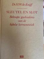 SLEUTEL EN SLOT 9789024202935 H. DE KNIJFF, Boeken, Verzenden, Gelezen, H. DE KNIJFF
