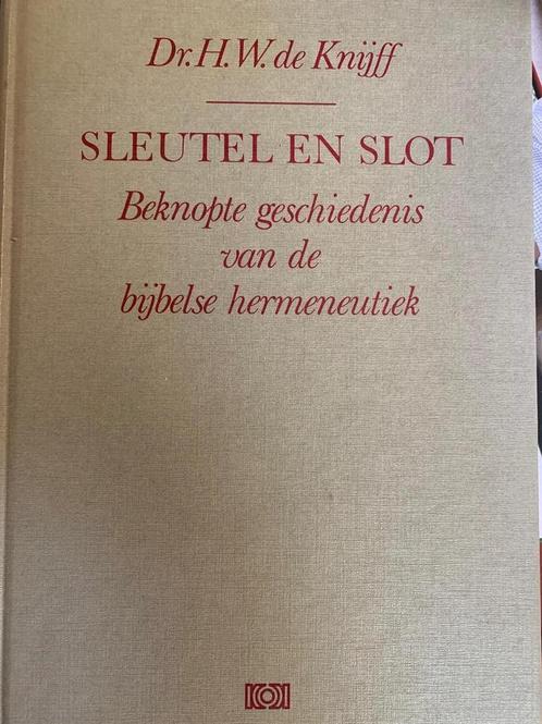 SLEUTEL EN SLOT 9789024202935 H. DE KNIJFF, Boeken, Godsdienst en Theologie, Gelezen, Verzenden