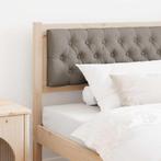 vidaXL Hoofdbord Anders Bruin en taupe 100 cm Massief, Verzenden, Nieuw, Bruin, Hout