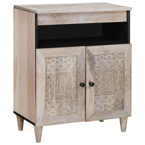 vidaXL Dressoir Wit 33.5 x 60 x 75 cm, Huis en Inrichting, Kasten | Dressoirs, Nieuw, Minder dan 50 cm, Overige houtsoorten, Verzenden