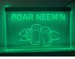 Poar neemn bier neon bord lamp verlichting reclame lichtbak, Verzamelen, Verzenden, Nieuw