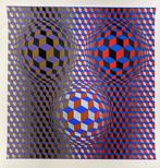 Victor Vasarely (1906-1997) - Conjonction